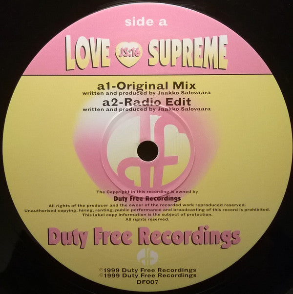 JS:16* : Love Supreme (12")