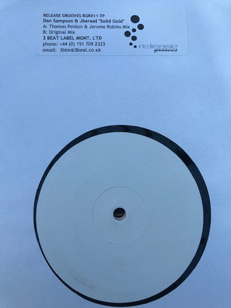 Dan Sampson & Jhereal : Solid Gold (12", TP, W/Lbl)