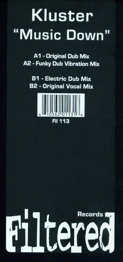 Kluster : Music Down (12")
