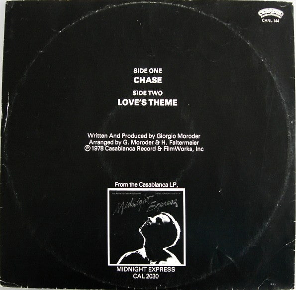 Giorgio Moroder : Chase (12", Ltd)