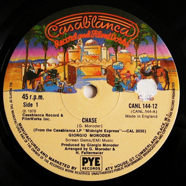 Giorgio Moroder : Chase (12", Ltd)
