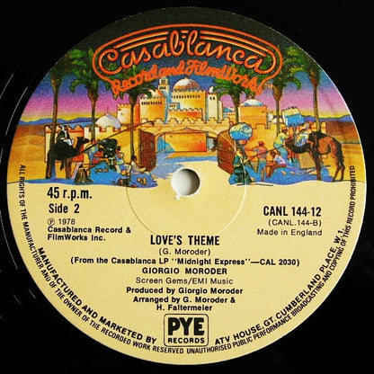 Giorgio Moroder : Chase (12", Ltd)