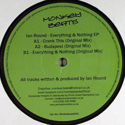 Ian Round : Everything & Nothing EP (12", EP)