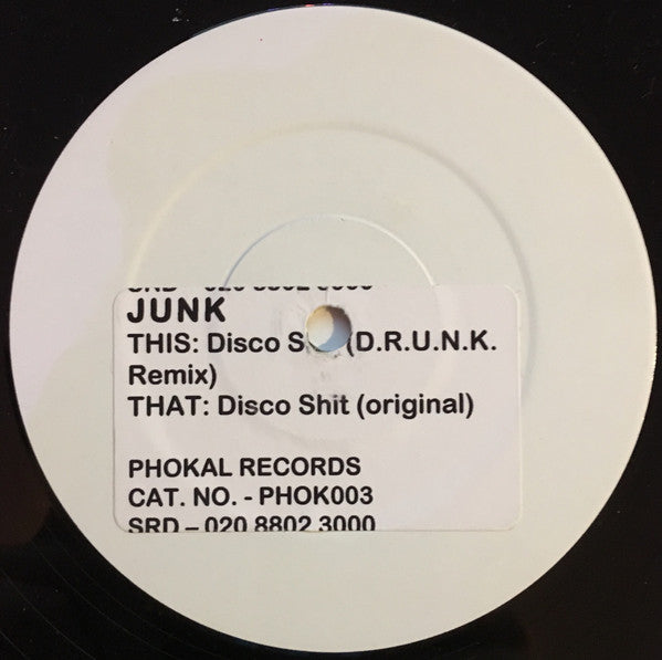 Junk (2) : Discoshit (12", W/Lbl, Sti)