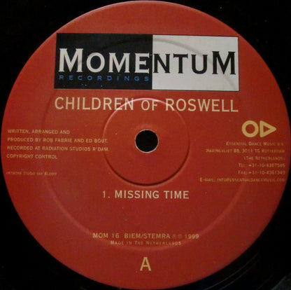 Children Of Roswell : Missing Time (12", Com)