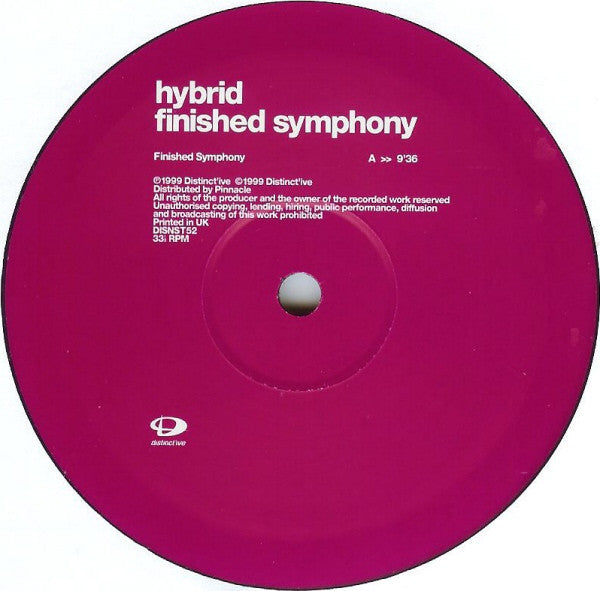 Hybrid : Finished Symphony (12")