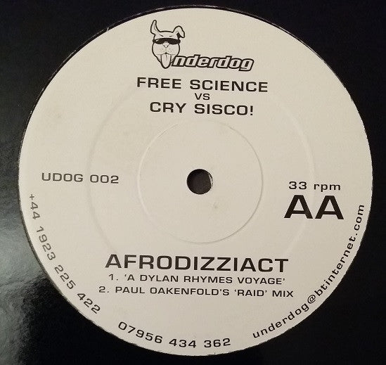 Cry Sisco! : Afrodizziact (12")