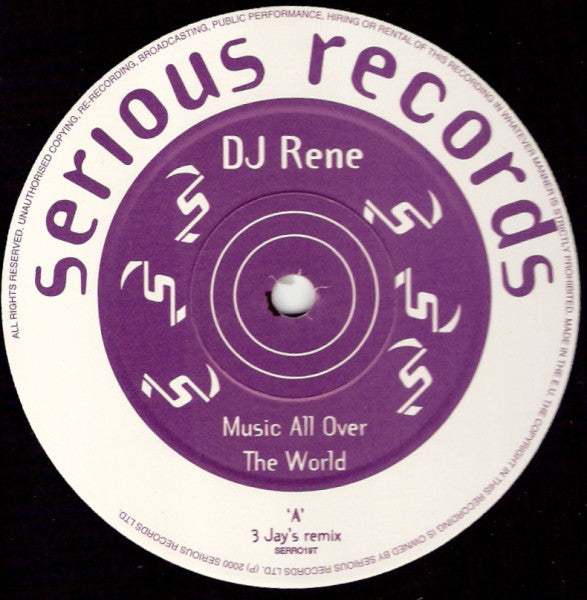 DJ Rene : Music All Over The World (12")