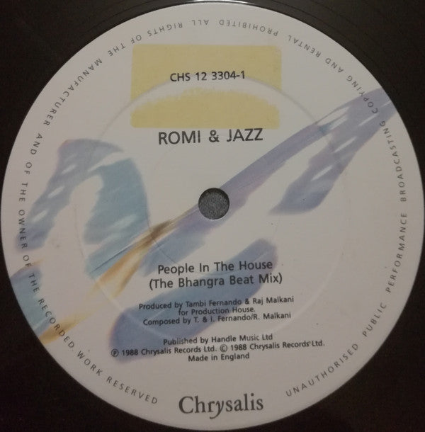 Romi & Jazz : People In The House (The Bhangra Beat Mix) (12")
