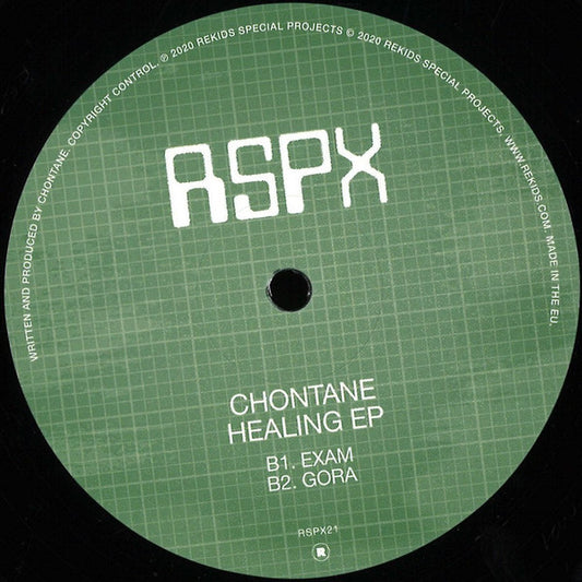 Chontane : Healing EP (12", EP)