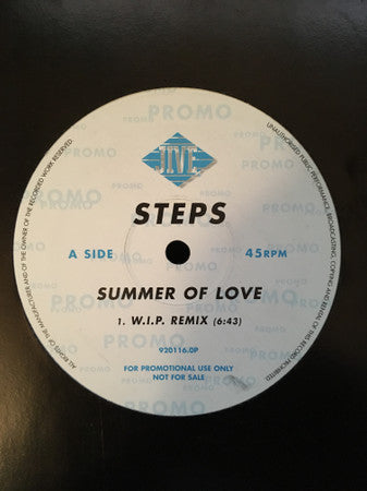 Steps : Summer Of Love / When I Said Goodbye (12", Promo)