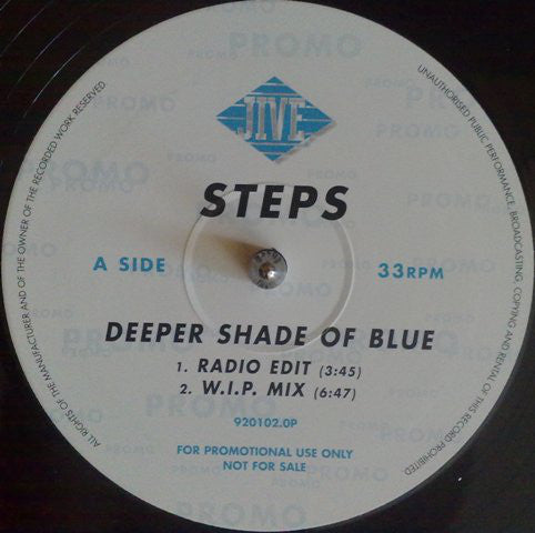 Steps : Deeper Shade Of Blue (12", Promo)