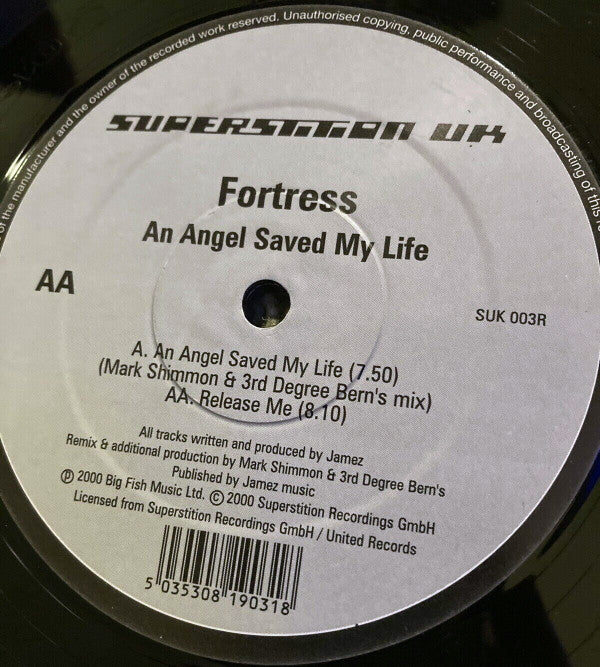 Fortress : An Angel Saved My Life (Remixes) (12")