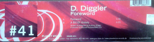 D. Diggler* : Foreword (12")