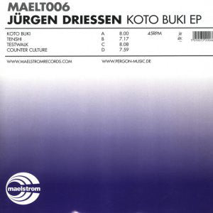 Jürgen Driessen : Koto Buki EP (2x12", EP)