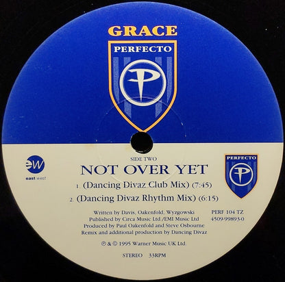 Grace : Not Over Yet (Paul Oakenfold / Dancing Divaz Remixes) (12", EMI)