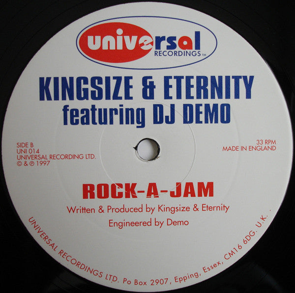 Kingsize & Eternity : You Belong To Me / Rock-A-Jam (12")