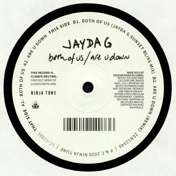Jayda G : Both Of Us / Are U Down (12", EP)