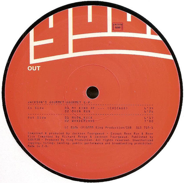 Jackson's Gourmet* : Gourmet E.P (12", EP, Maxi)