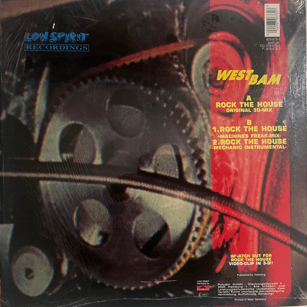 WestBam : Rock The House (12")