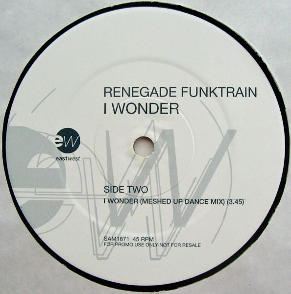 Renegade Funktrain : I Wonder (12", Promo)