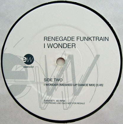 Renegade Funktrain : I Wonder (12", Promo)