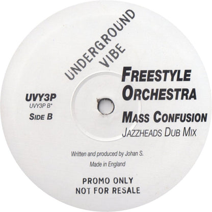 Freestyle Orchestra (2) : Mass Confusion (10", Promo)