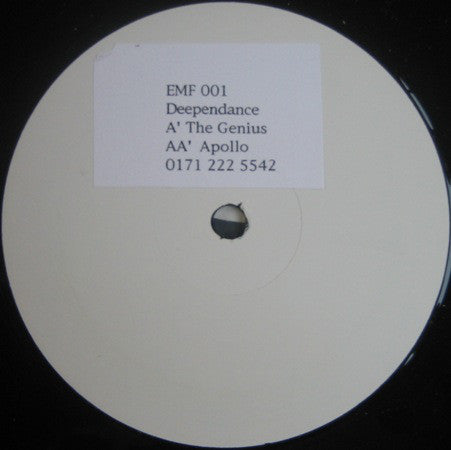 Deependance : The Genius / Apollo (12", Promo, W/Lbl)
