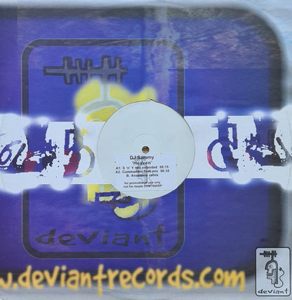 DJ Sammy : Heaven (12", Promo, W/Lbl, Sti)