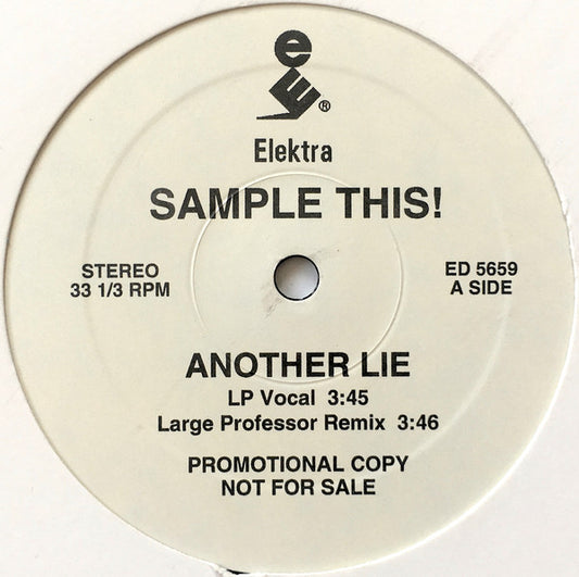 Sample This! : Another Lie / Sample This! (12", Promo)