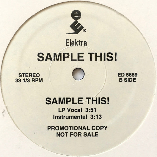 Sample This! : Another Lie / Sample This! (12", Promo)