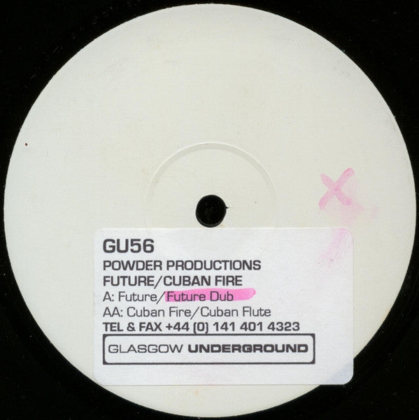 Powder Productions : Future / Cuban Fire (12", W/Lbl, Sti)