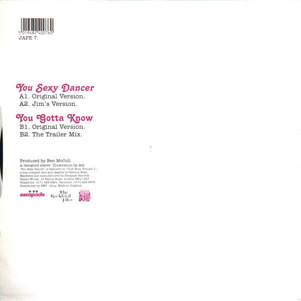 The Rockford Files : You Sexy Dancer (12", Single)