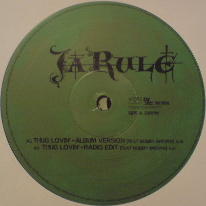 Ja Rule Featuring Bobby Brown : Thug Lovin' (12")