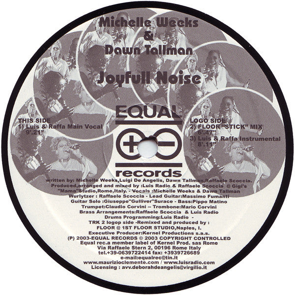 Michelle Weeks & Dawn Tallman : Joyfull Noise (12")