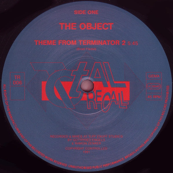 The Object : Terminator 2 Dance Theme (12")