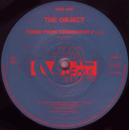 The Object : Terminator 2 Dance Theme (12")