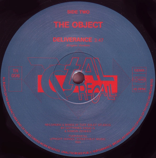 The Object : Terminator 2 Dance Theme (12")