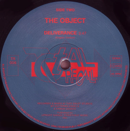 The Object : Terminator 2 Dance Theme (12")