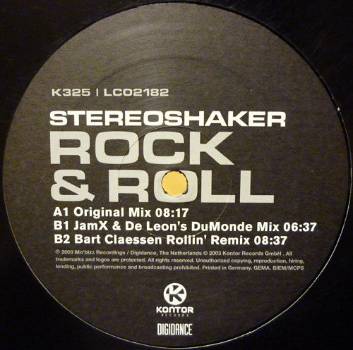 Stereoshaker : Rock & Roll (12")