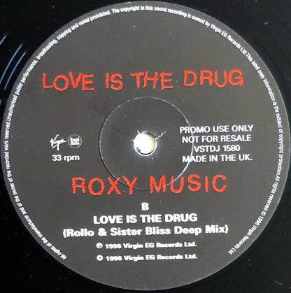 Roxy Music : Love Is The Drug (12", Promo)