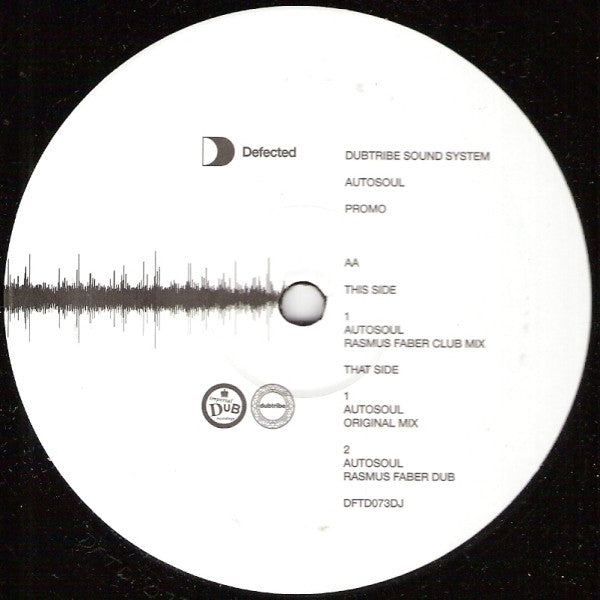 Dubtribe Sound System : Autosoul (12", Promo)