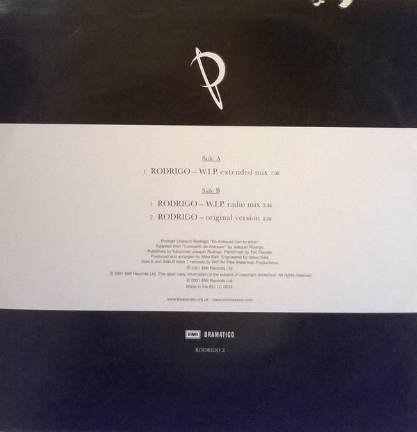 The Planets (4) : Rodrigo (12")
