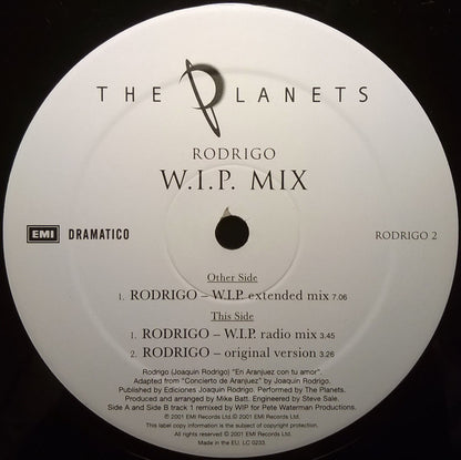 The Planets (4) : Rodrigo (12")