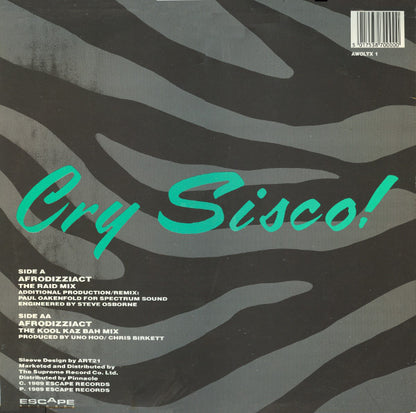 Cry Sisco! : Afro Dizzi Act (Paul Oakenfold's Raid Mix) (12")