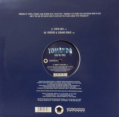 Yomanda : You're Free (Synth Mix / Voodoo & Serano Remix) (12")