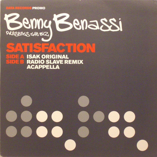 Benny Benassi Presents The Biz (5) : Satisfaction (12", Promo)