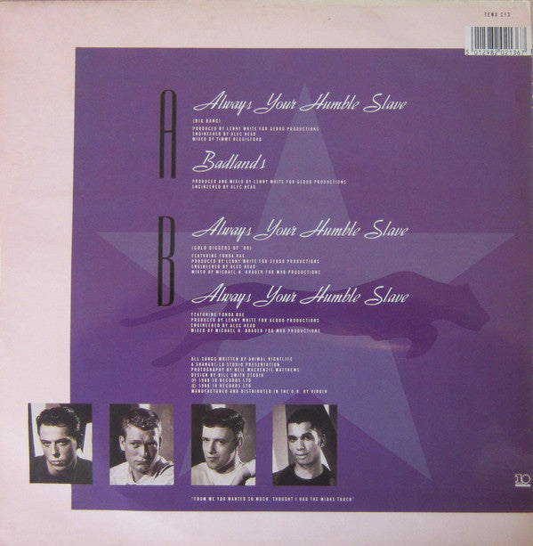 Animal Nightlife : Always Your Humble Slave (12", Single)