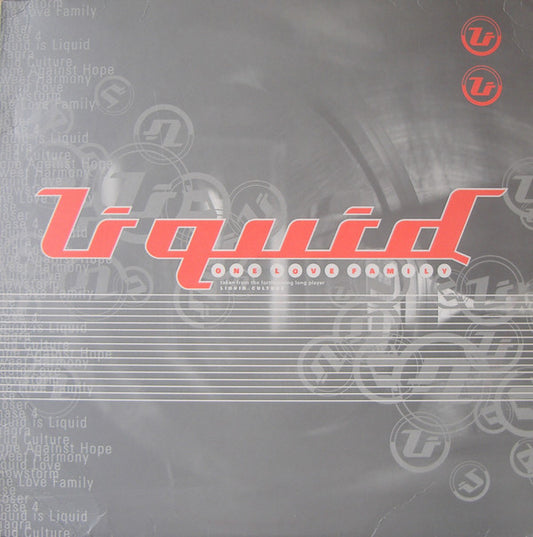 Liquid : One Love Family (12", Promo)