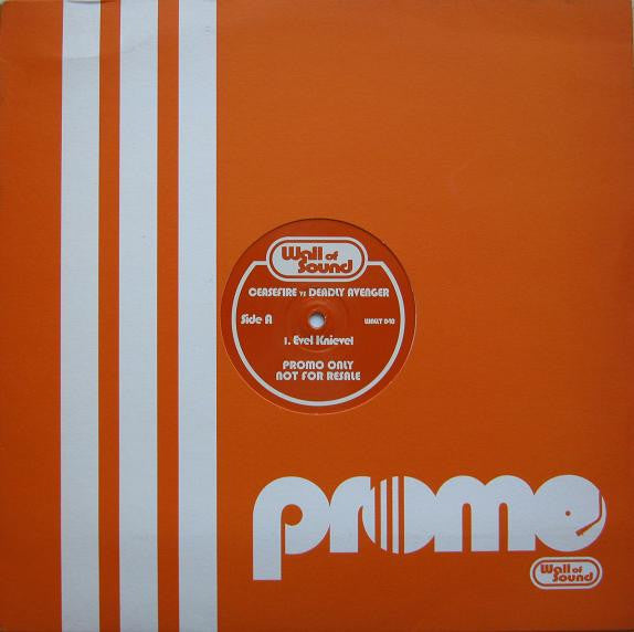 Ceasefire Vs Deadly Avenger : Evel Knievel (12", Promo)